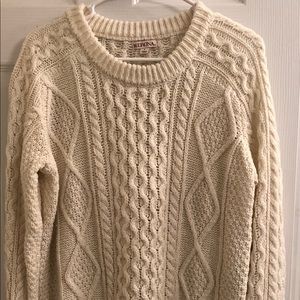 Cream sweater